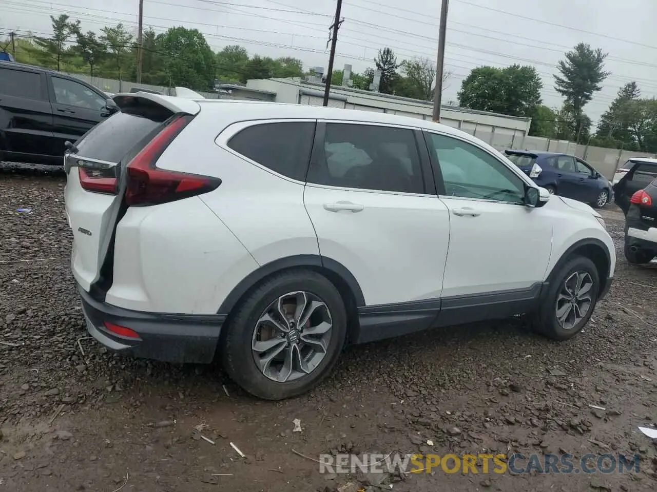 3 Photograph of a damaged car 2HKRW2H54LH669042 HONDA CRV 2020