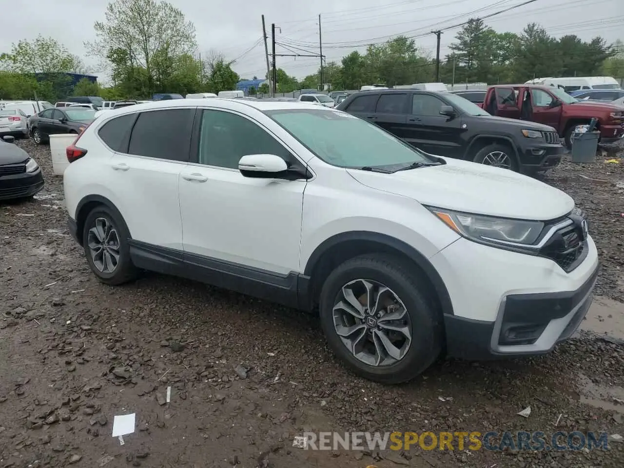 4 Photograph of a damaged car 2HKRW2H54LH669042 HONDA CRV 2020
