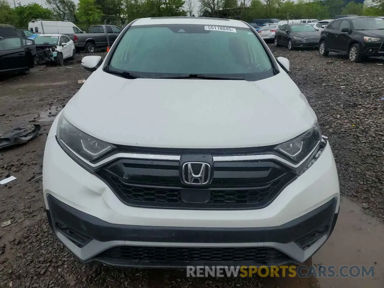 5 Photograph of a damaged car 2HKRW2H54LH669042 HONDA CRV 2020