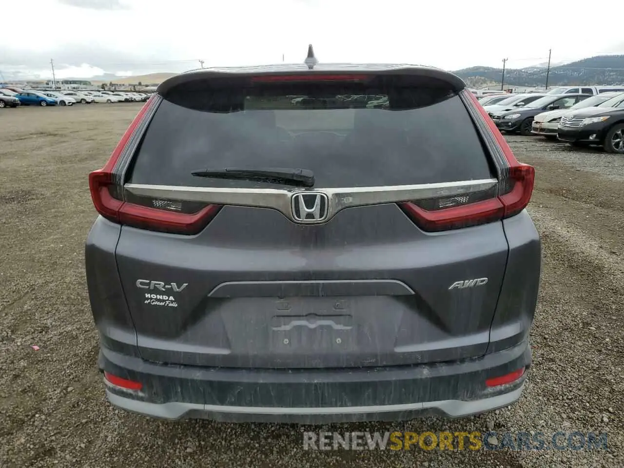 6 Photograph of a damaged car 2HKRW2H55LH648054 HONDA CRV 2020