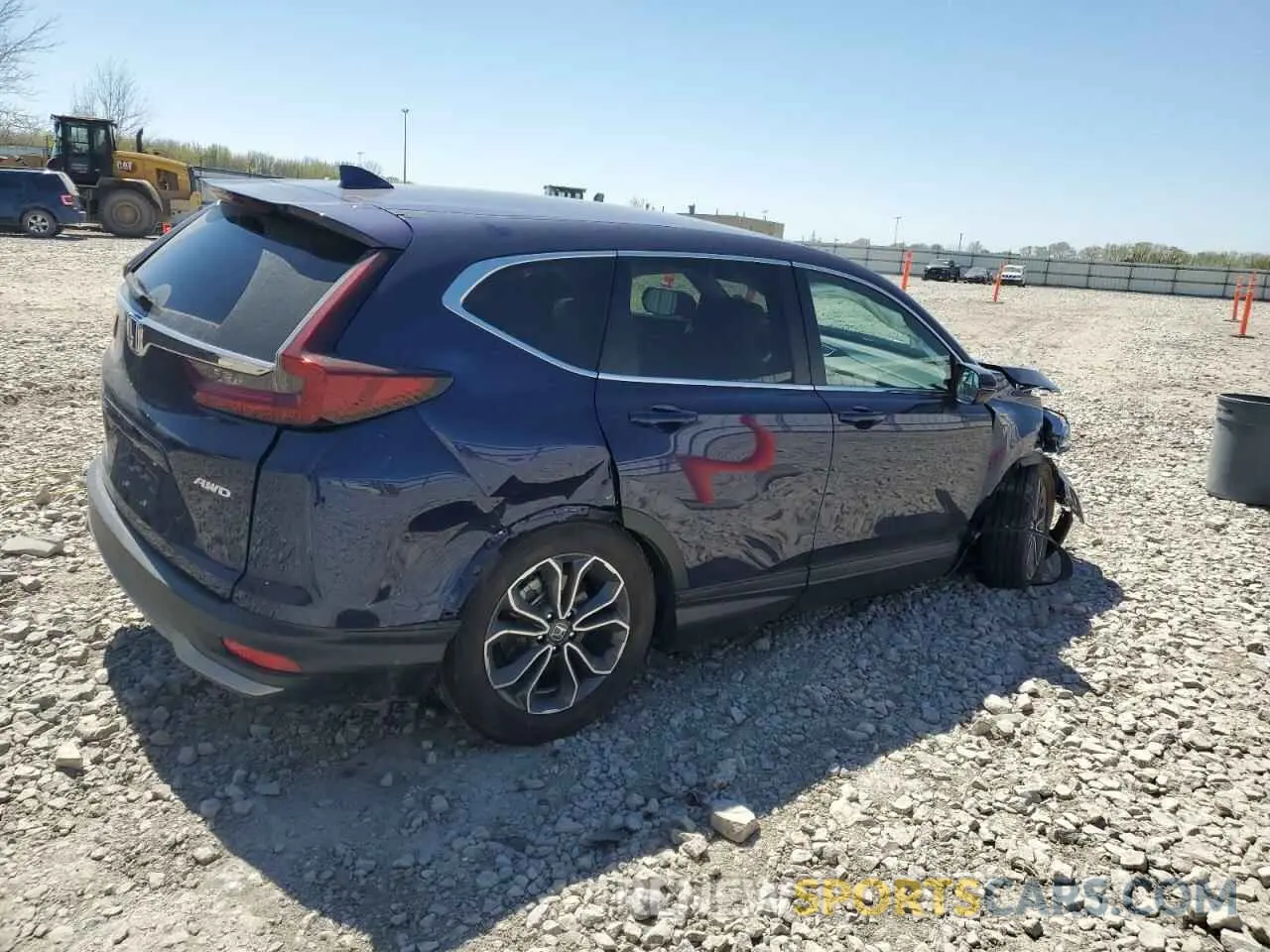 3 Photograph of a damaged car 2HKRW2H55LH667445 HONDA CRV 2020