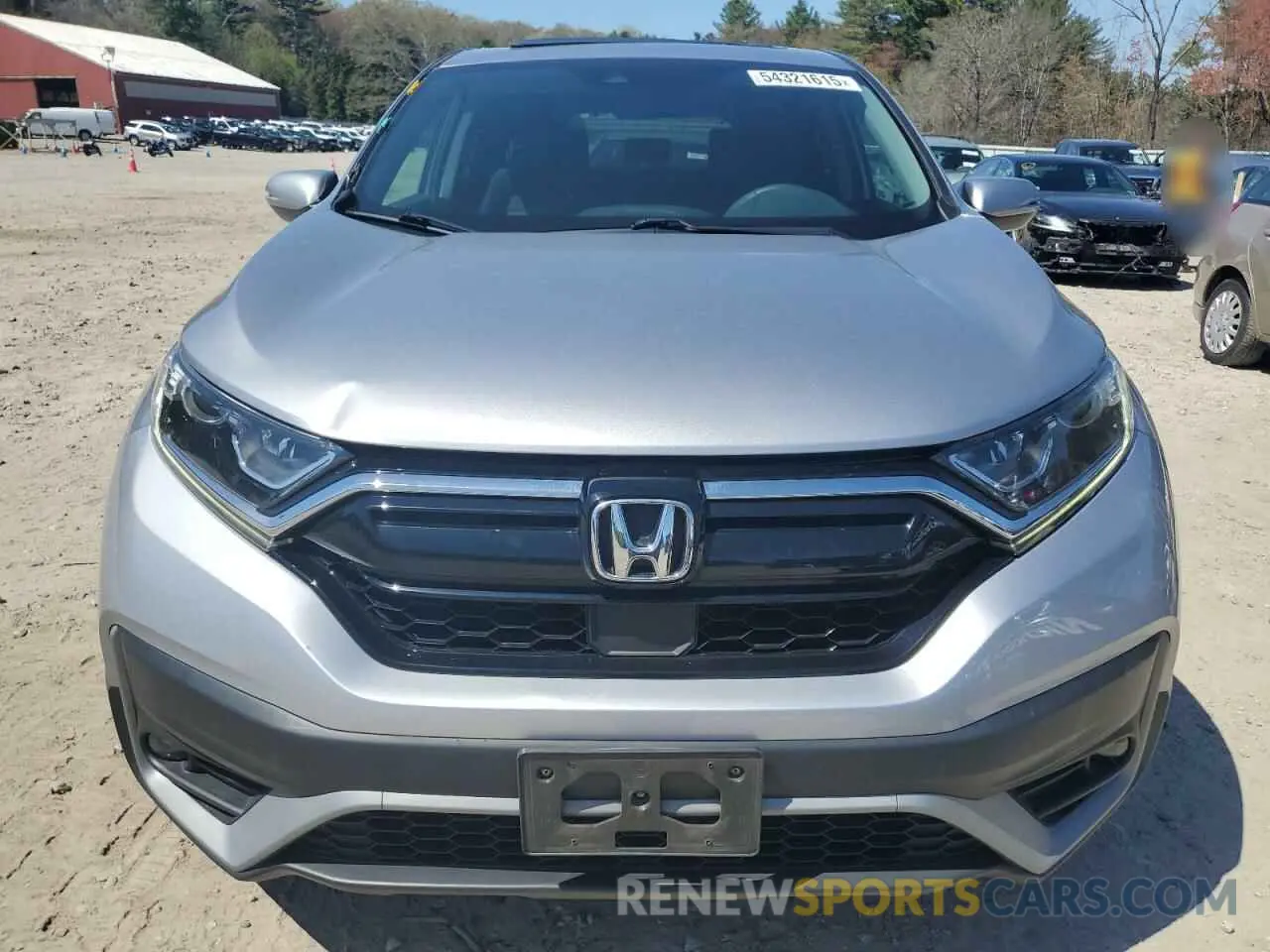 5 Photograph of a damaged car 2HKRW2H56LH621512 HONDA CRV 2020
