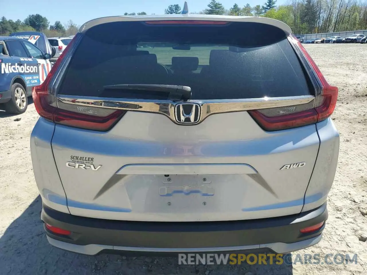 6 Photograph of a damaged car 2HKRW2H56LH621512 HONDA CRV 2020