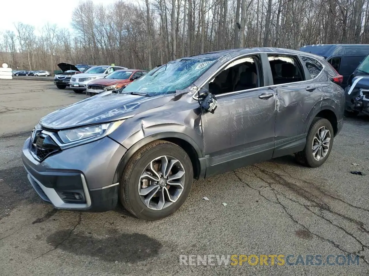 1 Photograph of a damaged car 2HKRW2H56LH675487 HONDA CRV 2020