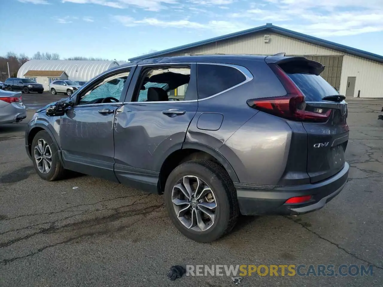 2 Photograph of a damaged car 2HKRW2H56LH675487 HONDA CRV 2020