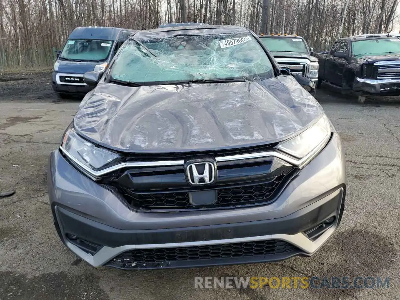 5 Photograph of a damaged car 2HKRW2H56LH675487 HONDA CRV 2020