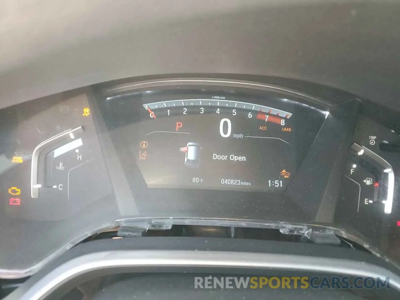 9 Photograph of a damaged car 2HKRW2H57LH650193 HONDA CRV 2020