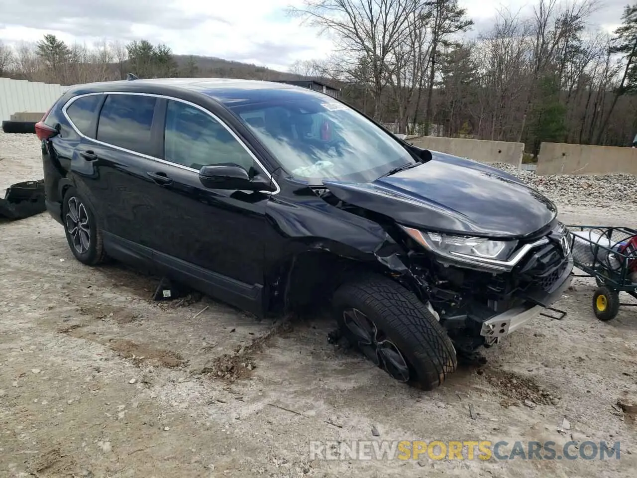 4 Photograph of a damaged car 2HKRW2H58LH607711 HONDA CRV 2020