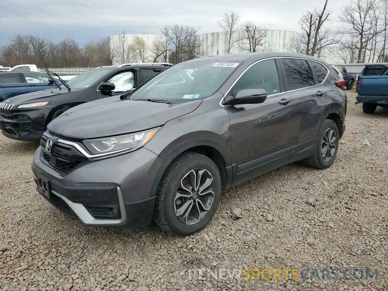 1 Photograph of a damaged car 2HKRW2H58LH681033 HONDA CRV 2020