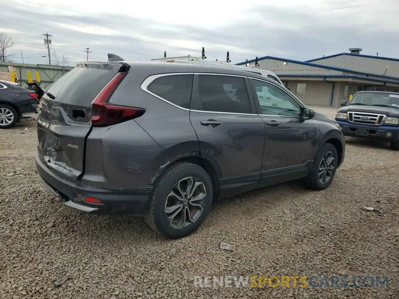 3 Photograph of a damaged car 2HKRW2H58LH681033 HONDA CRV 2020