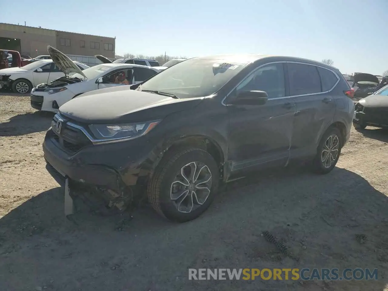 1 Photograph of a damaged car 2HKRW2H58LH684739 HONDA CRV 2020