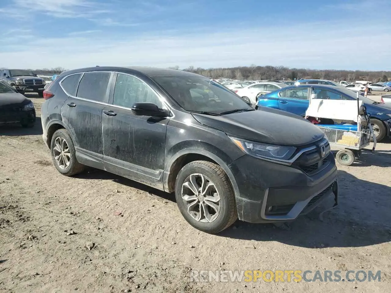 4 Photograph of a damaged car 2HKRW2H58LH684739 HONDA CRV 2020