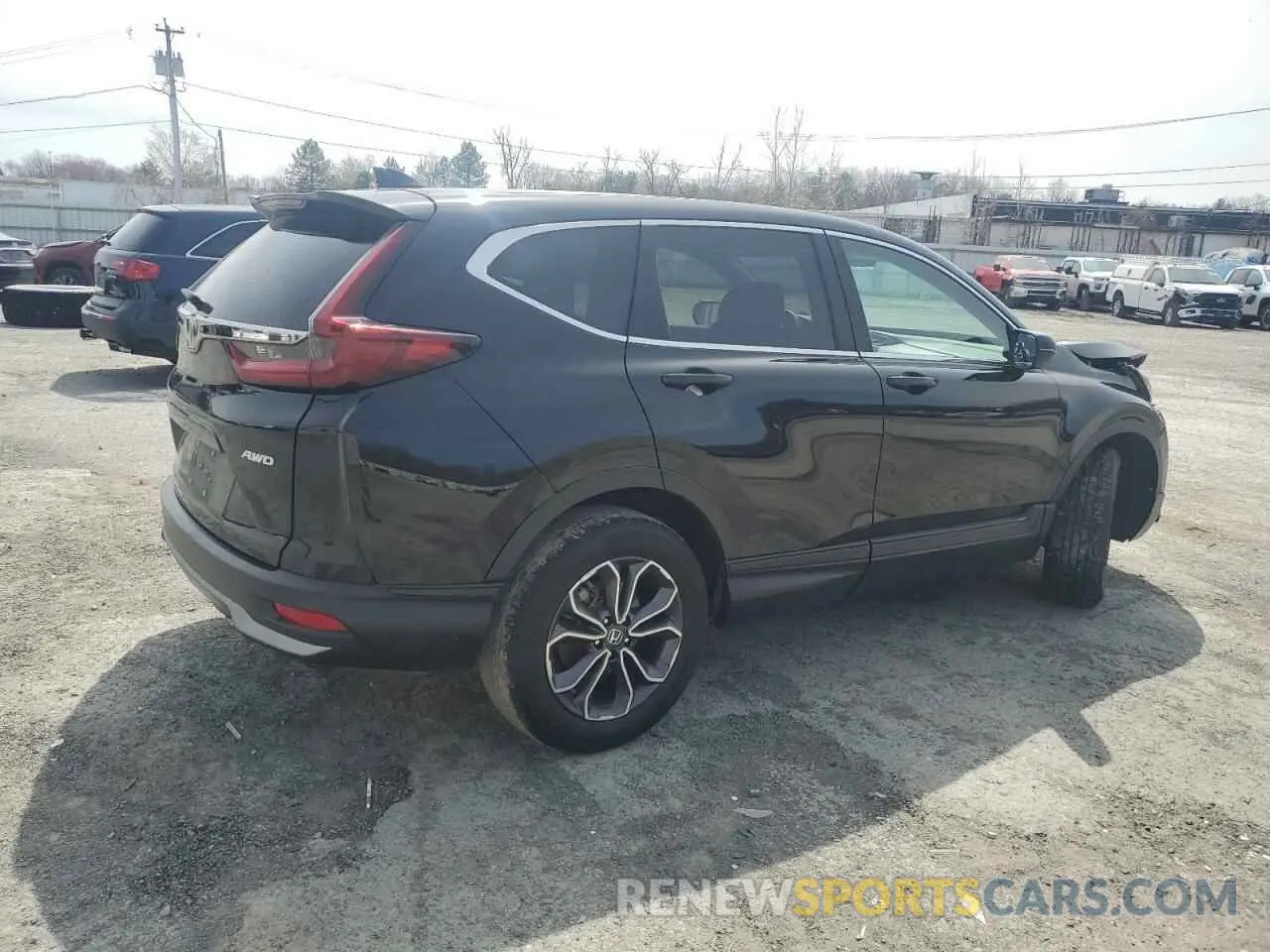3 Photograph of a damaged car 2HKRW2H59LH623898 HONDA CRV 2020