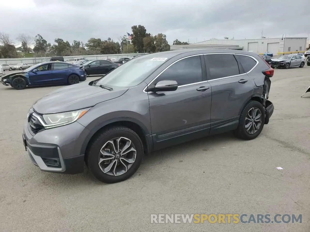 1 Photograph of a damaged car 2HKRW2H59LH671546 HONDA CRV 2020