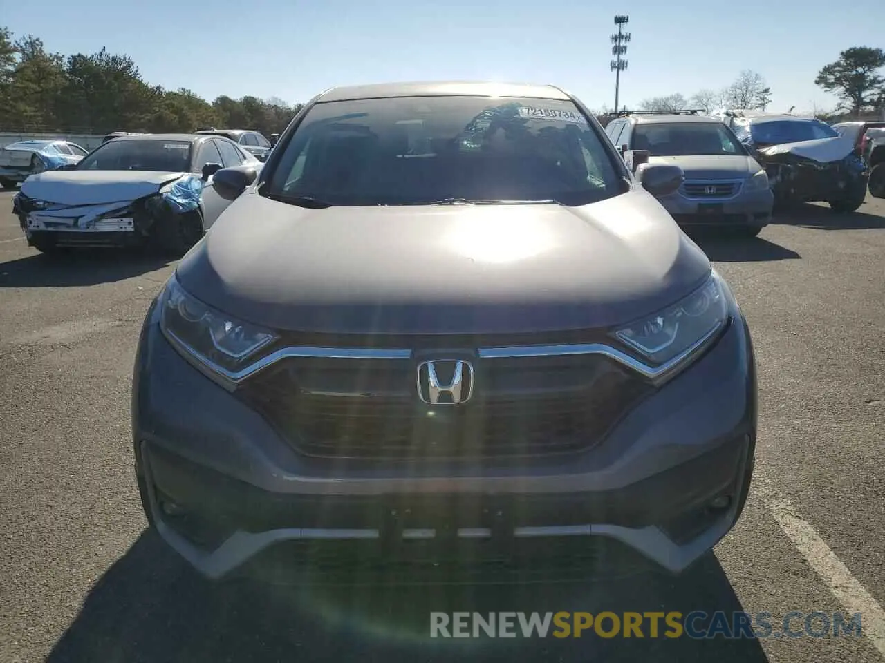 5 Photograph of a damaged car 2HKRW2H82LH700833 HONDA CRV 2020