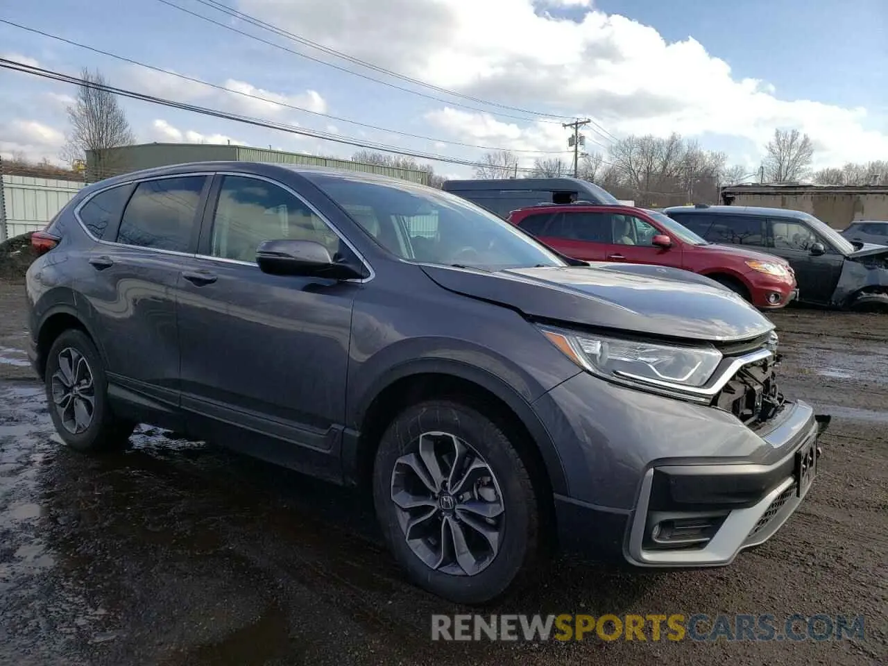 4 Photograph of a damaged car 2HKRW2H83LH636950 HONDA CRV 2020
