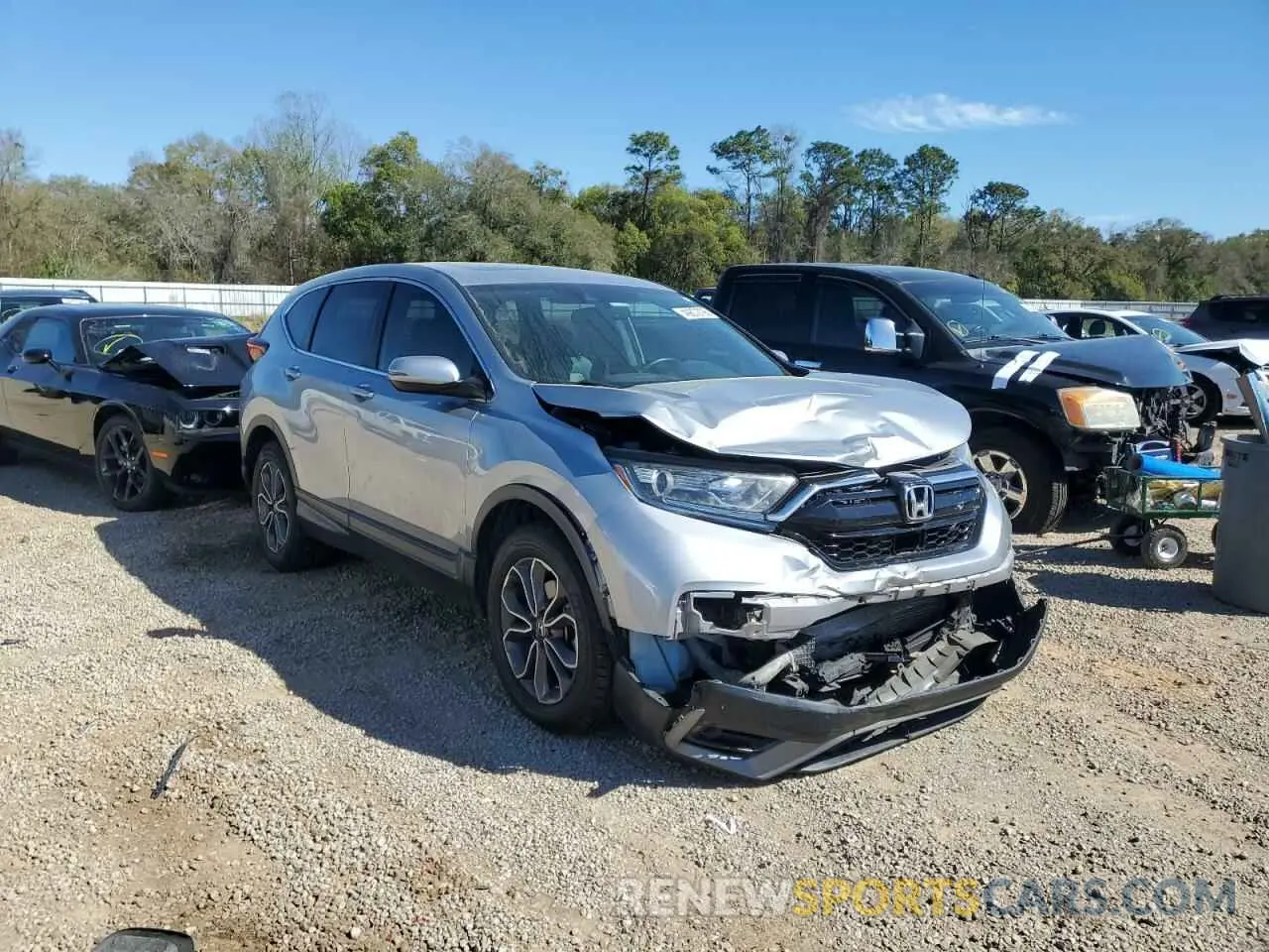 4 Photograph of a damaged car 2HKRW2H88LH685190 HONDA CRV 2020