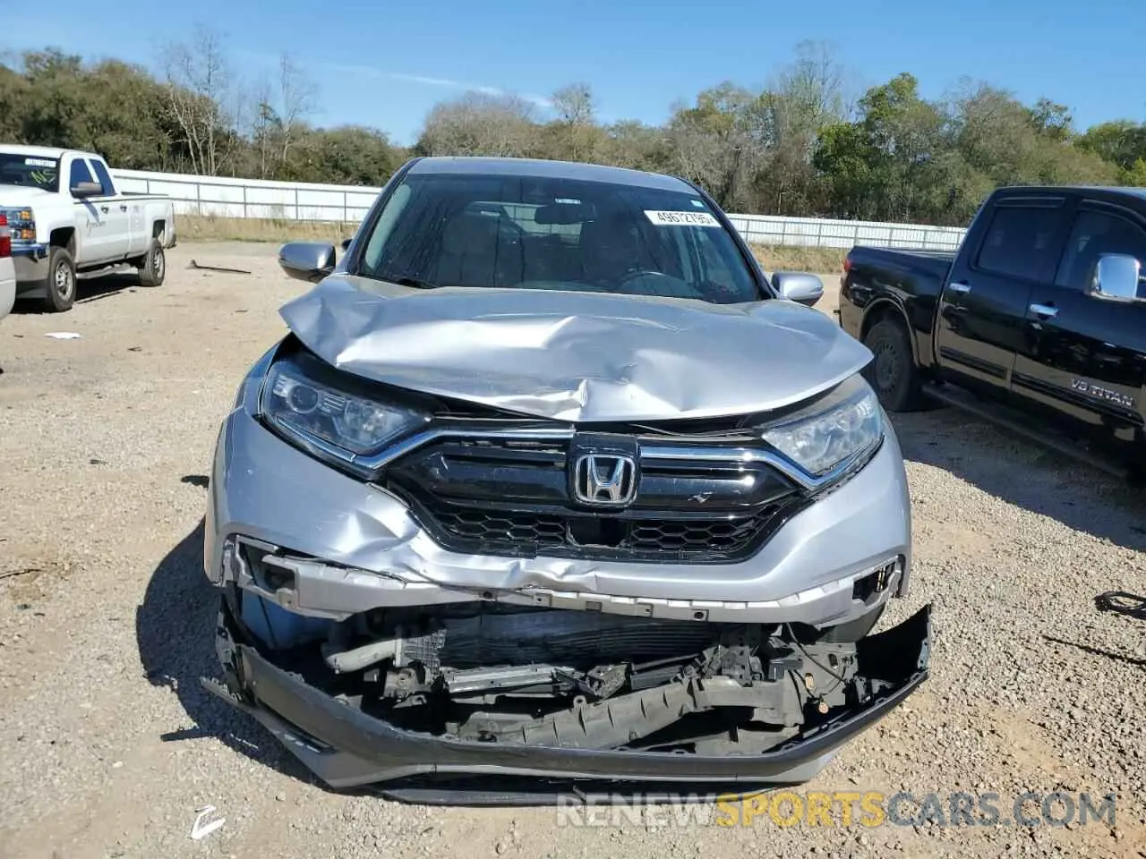 5 Photograph of a damaged car 2HKRW2H88LH685190 HONDA CRV 2020