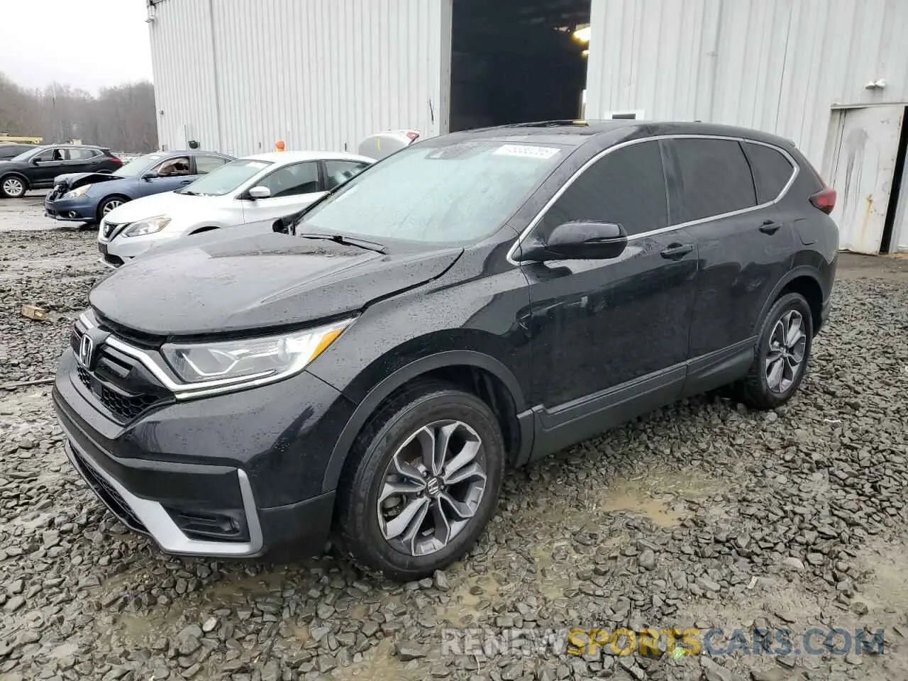 1 Photograph of a damaged car 2HKRW2H89LH666356 HONDA CRV 2020