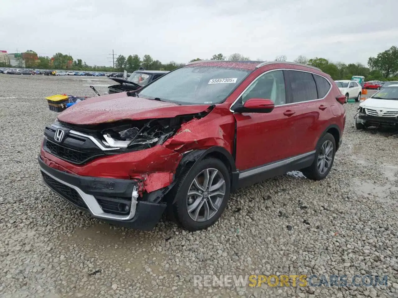1 Photograph of a damaged car 2HKRW2H94LH653376 HONDA CRV 2020