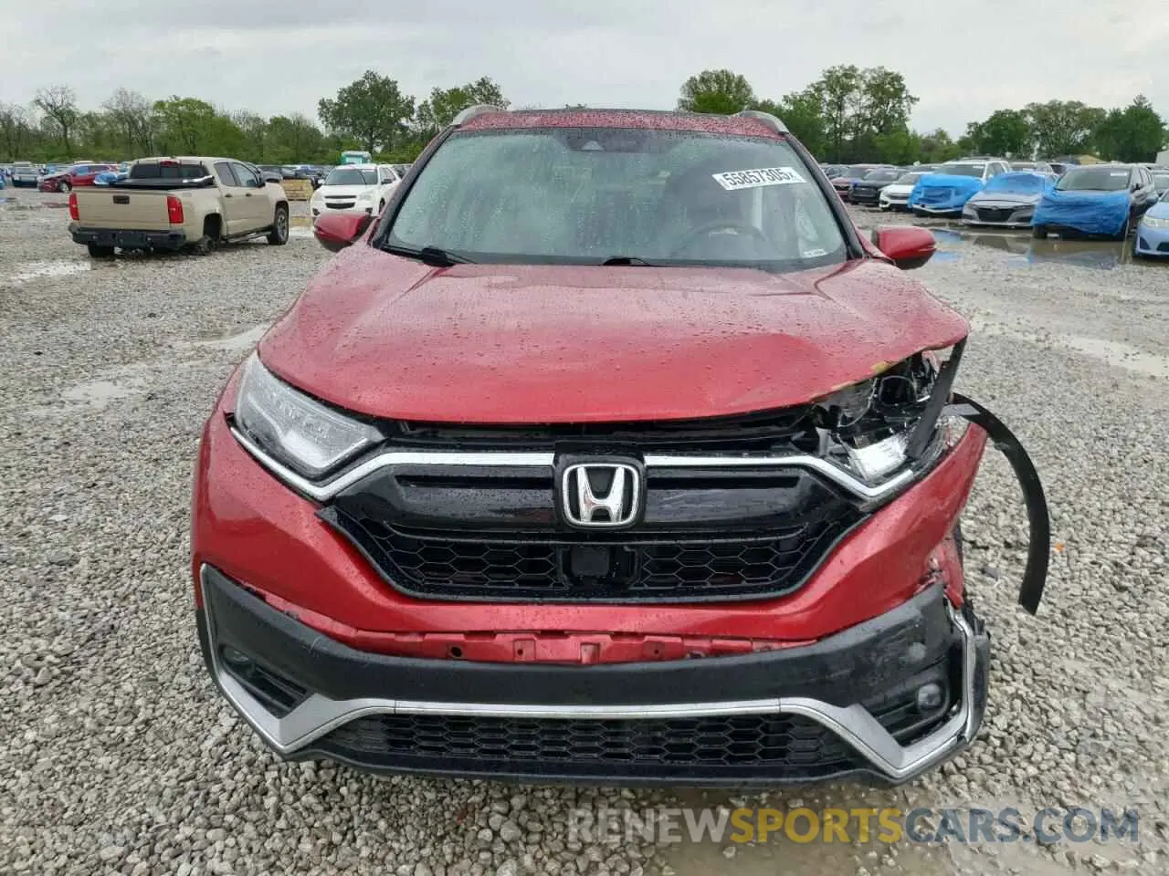 5 Photograph of a damaged car 2HKRW2H94LH653376 HONDA CRV 2020