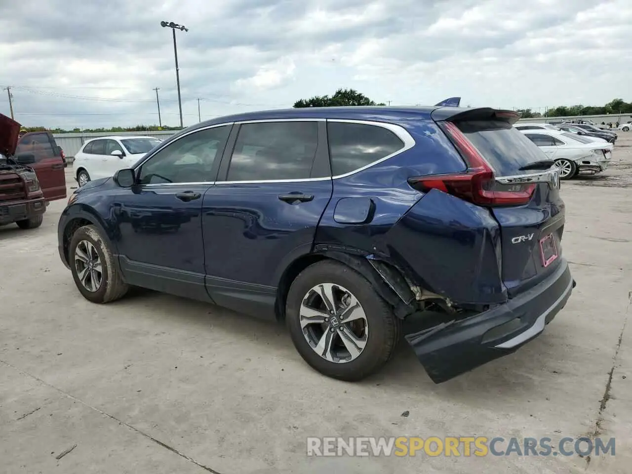 2 Photograph of a damaged car 5J6RW1H25LA001784 HONDA CRV 2020