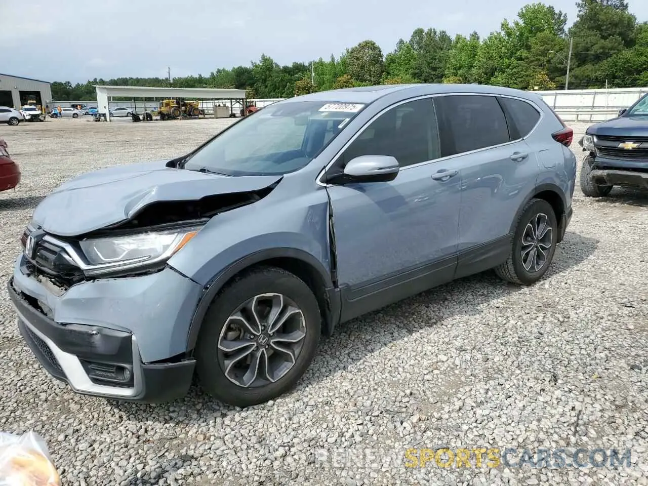 1 Photograph of a damaged car 5J6RW1H50LL005210 HONDA CRV 2020
