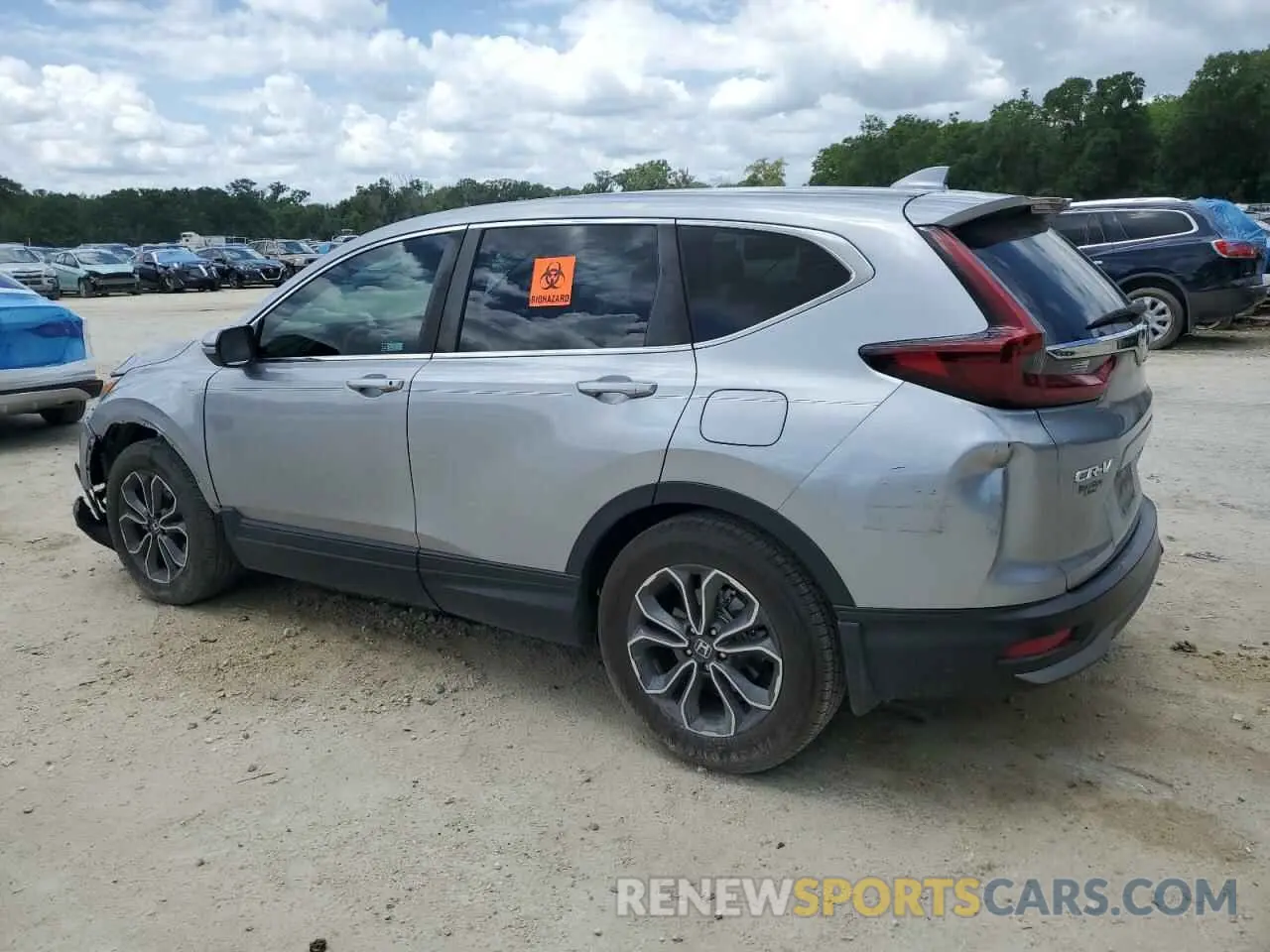 2 Photograph of a damaged car 5J6RW1H52LA015765 HONDA CRV 2020