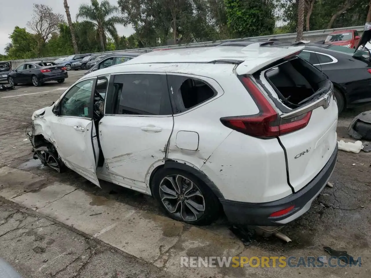 2 Photograph of a damaged car 5J6RW1H53LA008050 HONDA CRV 2020