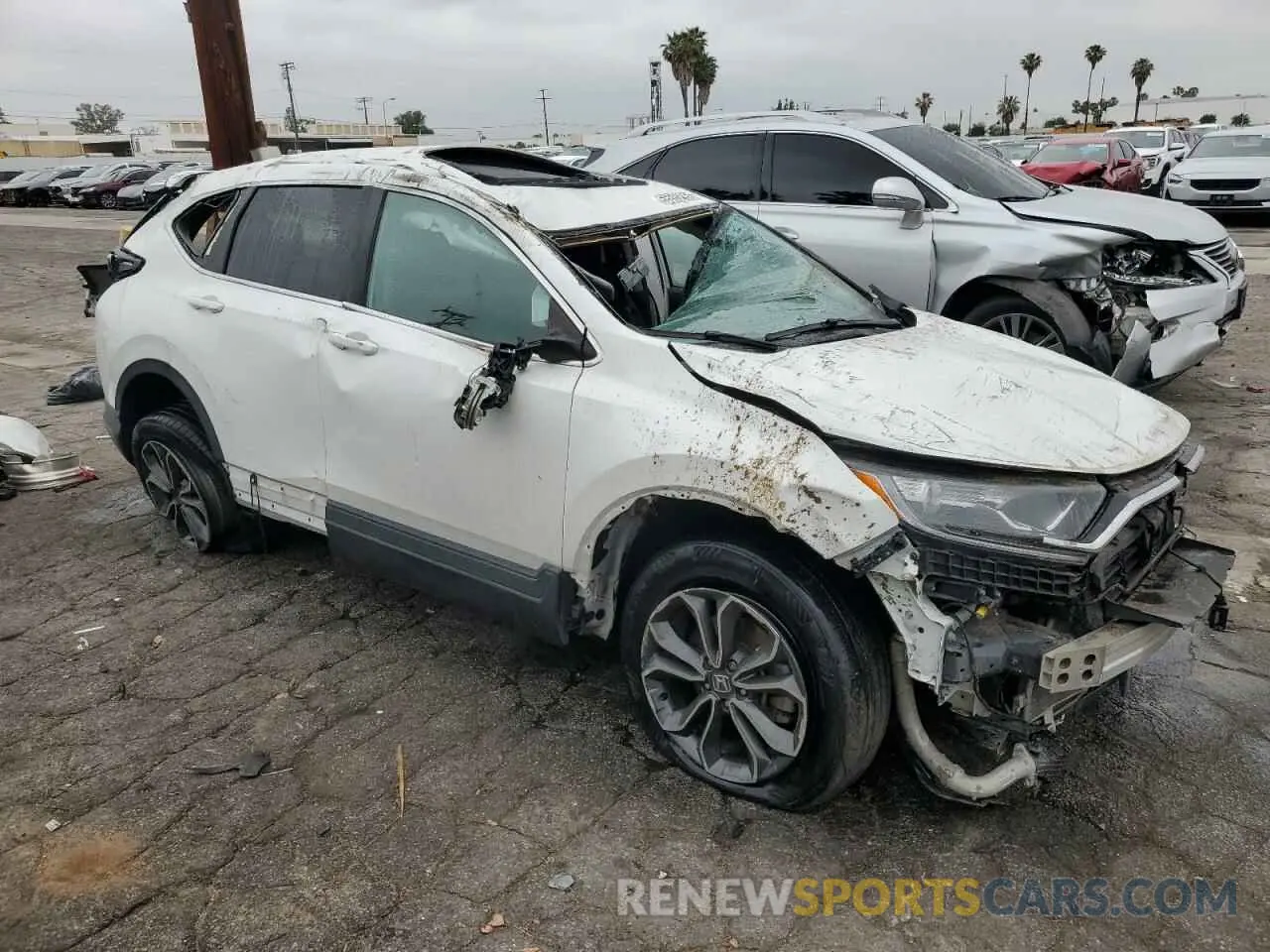 4 Photograph of a damaged car 5J6RW1H53LA008050 HONDA CRV 2020