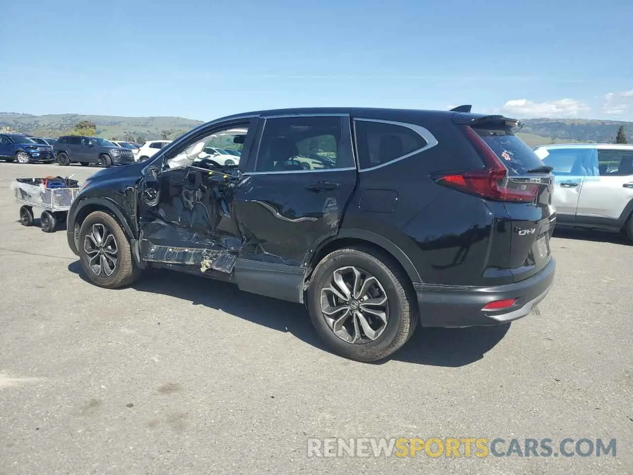 2 Photograph of a damaged car 5J6RW1H5XLA012810 HONDA CRV 2020