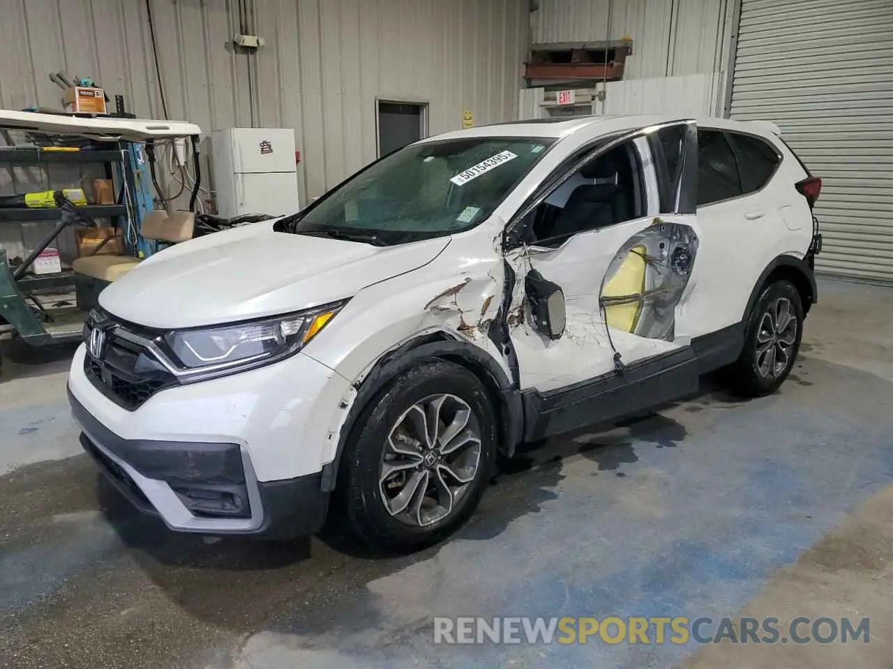 1 Photograph of a damaged car 5J6RW1H5XLL010754 HONDA CRV 2020