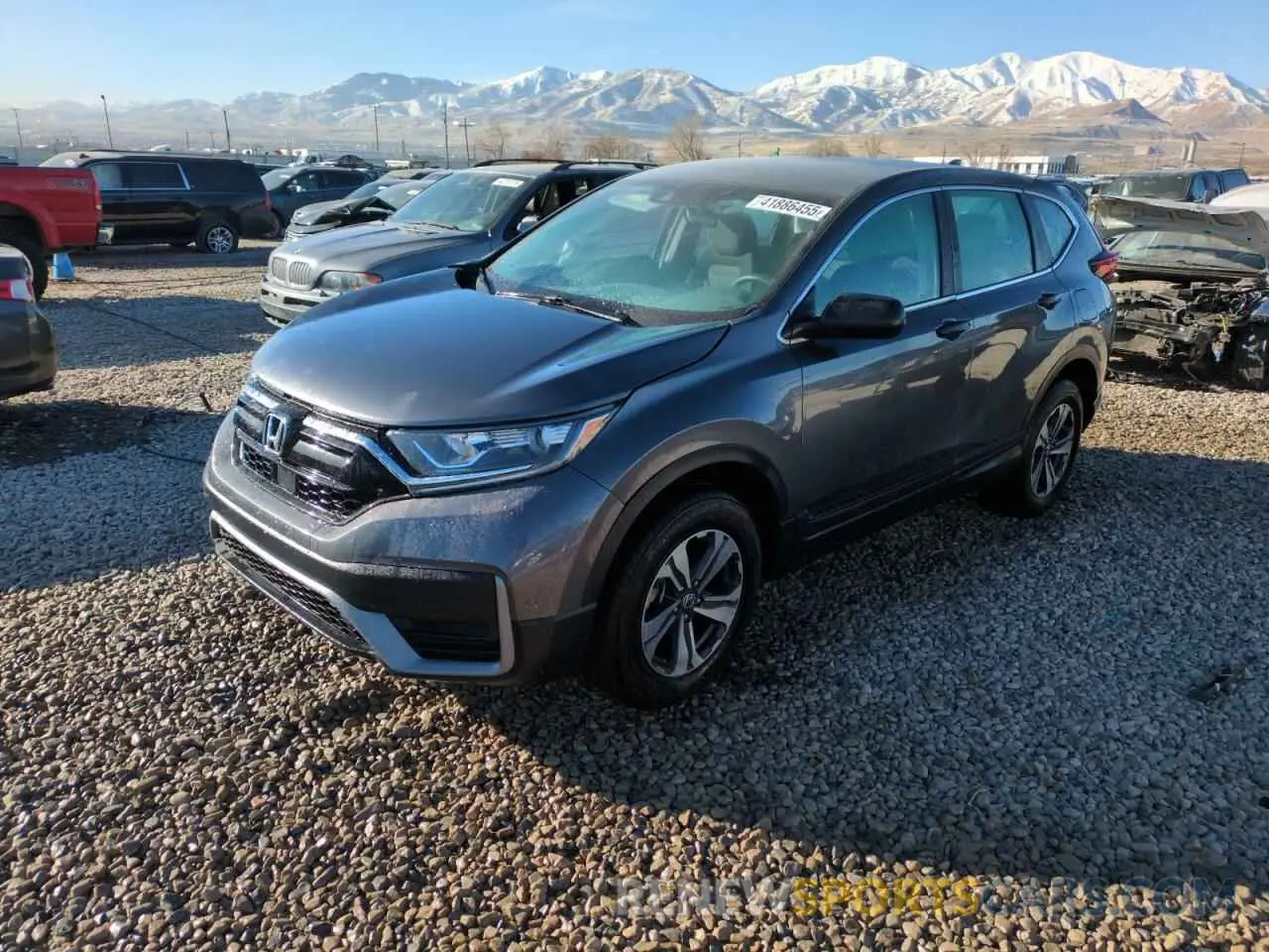 1 Photograph of a damaged car 5J6RW2H22LL012378 HONDA CRV 2020