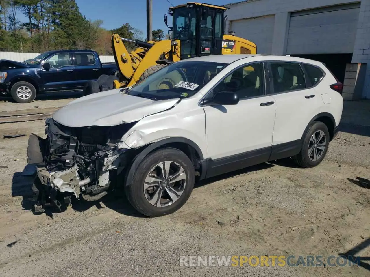 1 Photograph of a damaged car 5J6RW2H23LL017833 HONDA CRV 2020