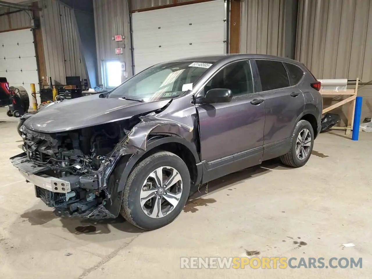 1 Photograph of a damaged car 5J6RW2H25LL018367 HONDA CRV 2020