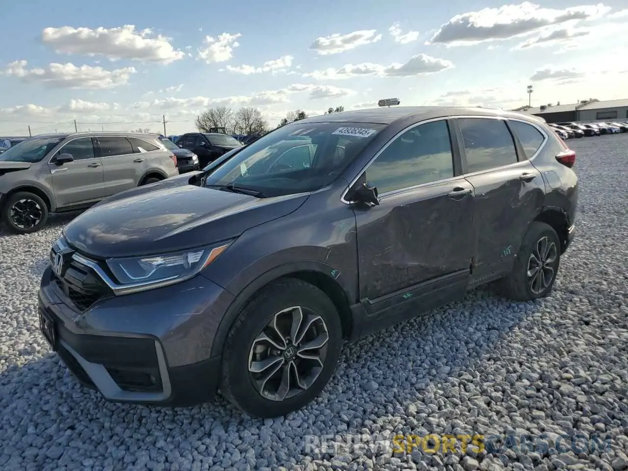 1 Photograph of a damaged car 5J6RW2H50LA009579 HONDA CRV 2020