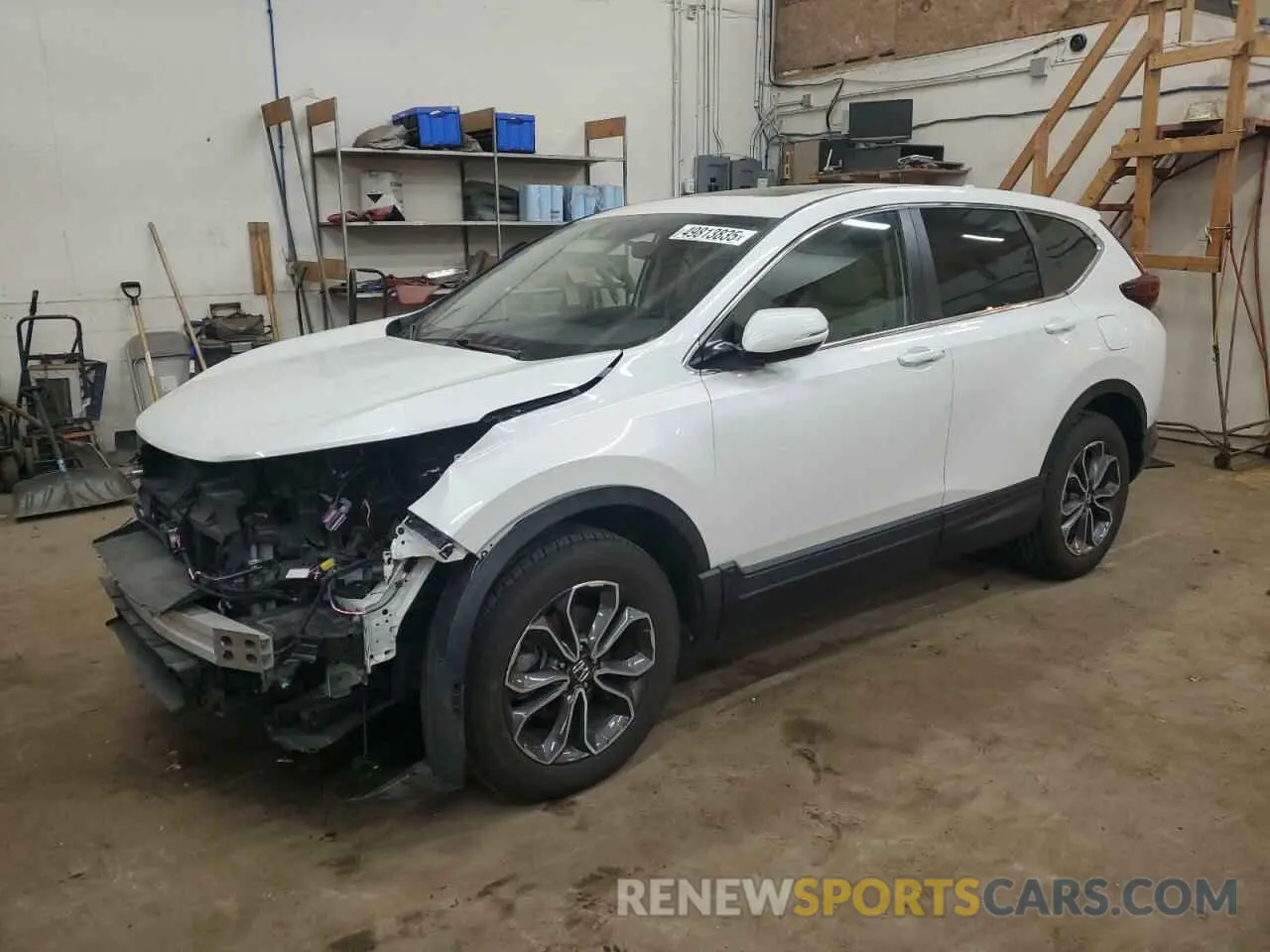 1 Photograph of a damaged car 5J6RW2H51LL029036 HONDA CRV 2020