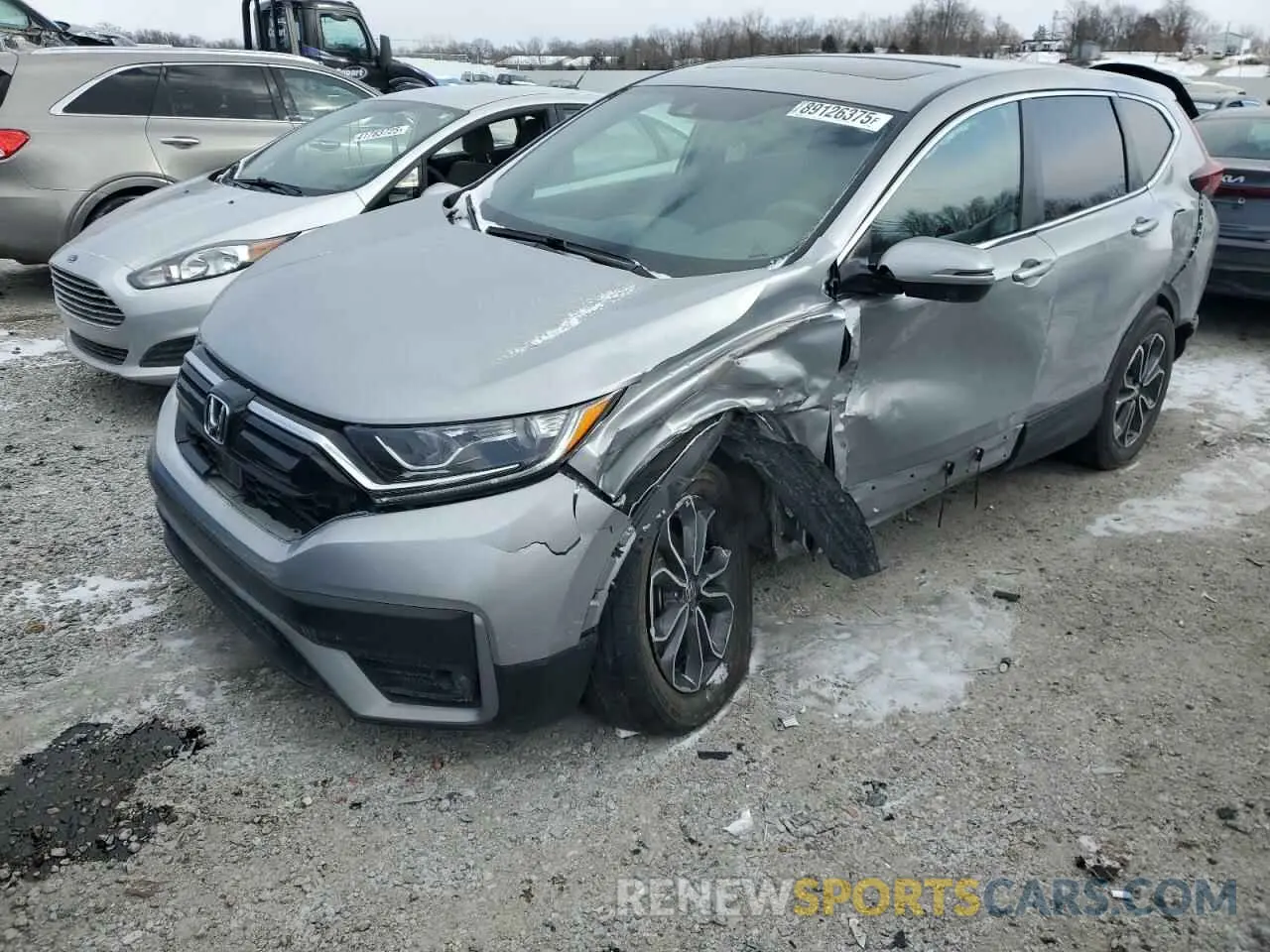 1 Photograph of a damaged car 5J6RW2H53LL030446 HONDA CRV 2020