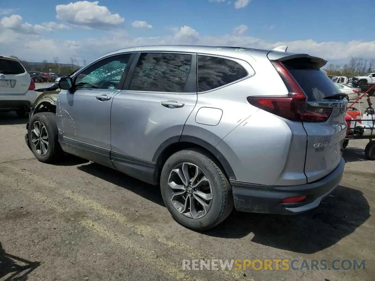 2 Photograph of a damaged car 5J6RW2H55LA018715 HONDA CRV 2020