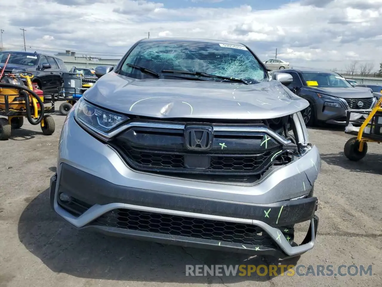 5 Photograph of a damaged car 5J6RW2H55LA018715 HONDA CRV 2020