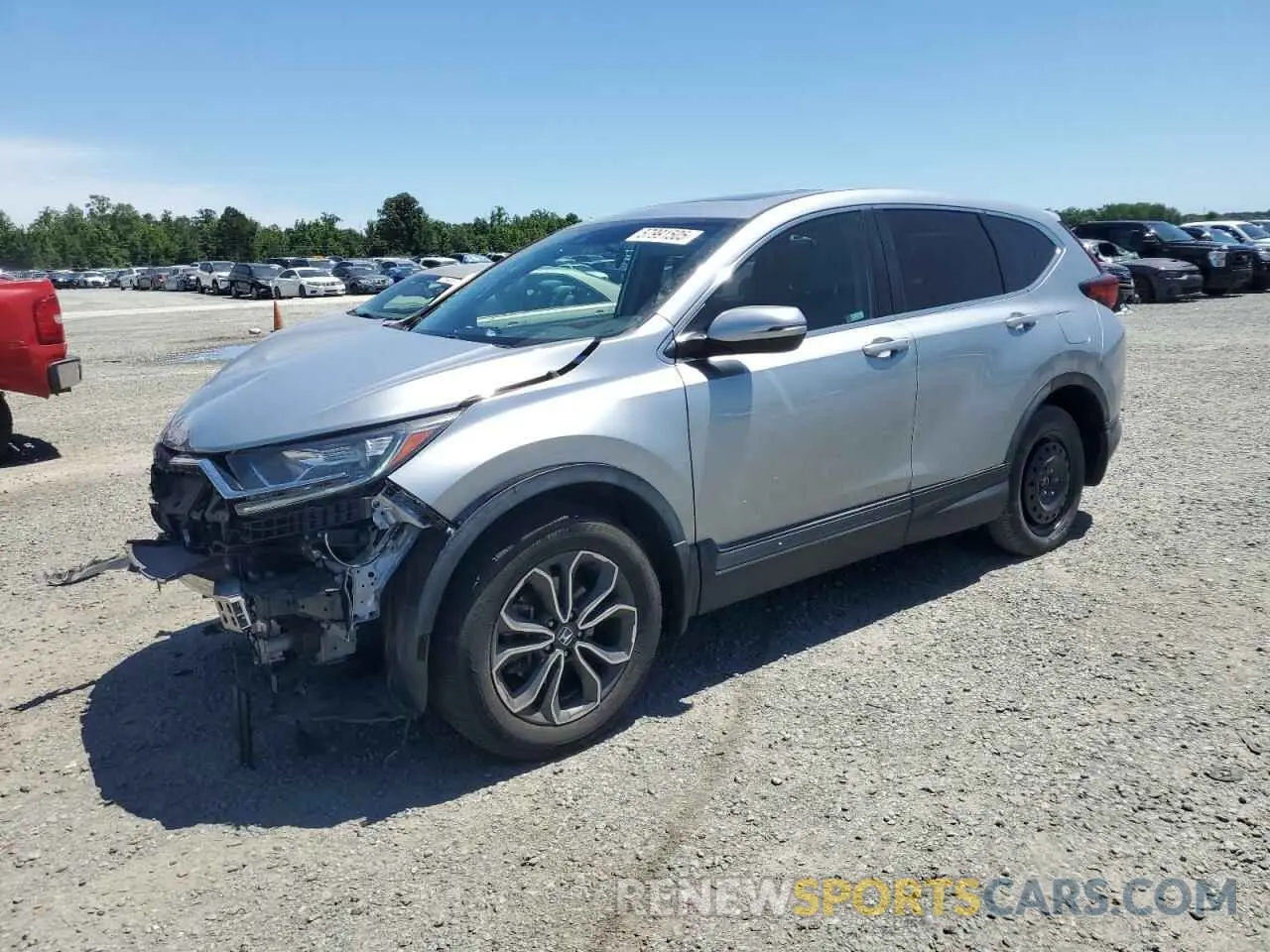 1 Photograph of a damaged car 5J6RW2H56LA007898 HONDA CRV 2020
