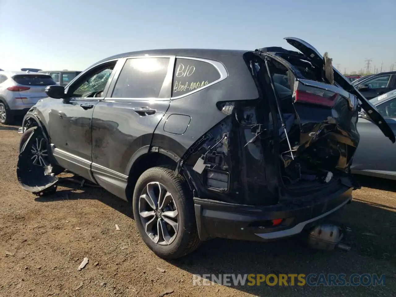 2 Photograph of a damaged car 5J6RW2H58LL023380 HONDA CRV 2020