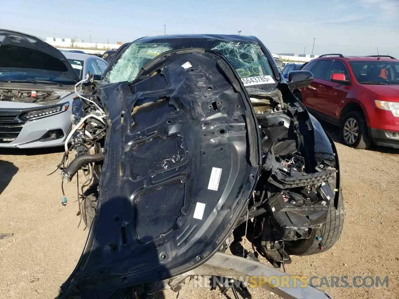 5 Photograph of a damaged car 5J6RW2H58LL023380 HONDA CRV 2020