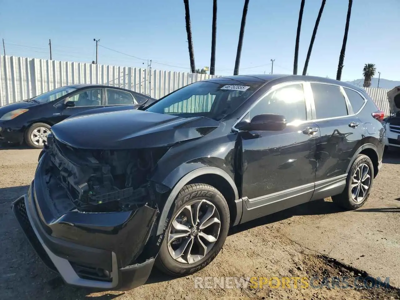 1 Photograph of a damaged car 5J6RW2H59LA015543 HONDA CRV 2020