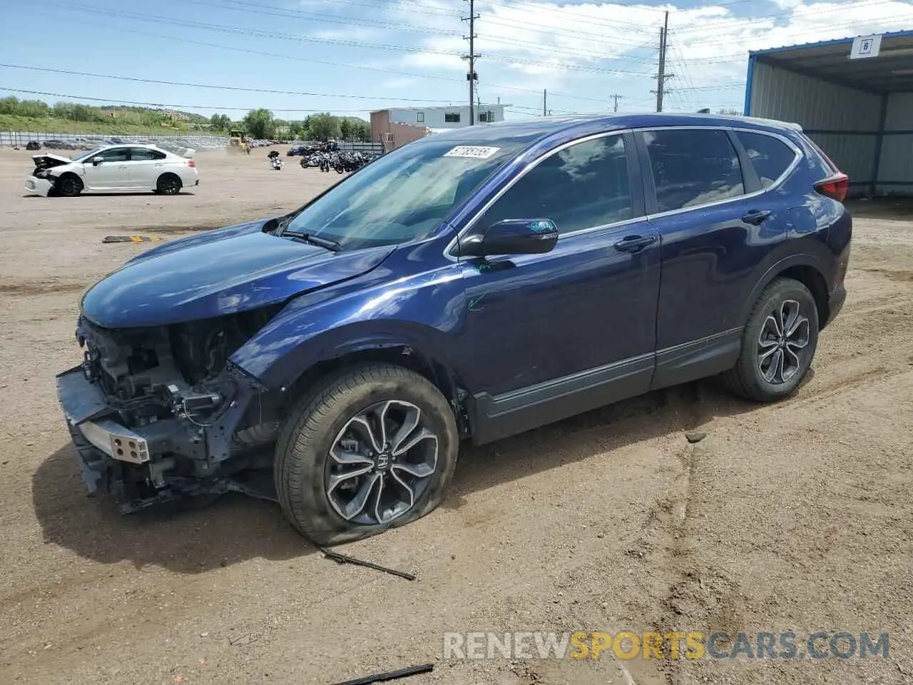 1 Photograph of a damaged car 5J6RW2H5XLA001344 HONDA CRV 2020