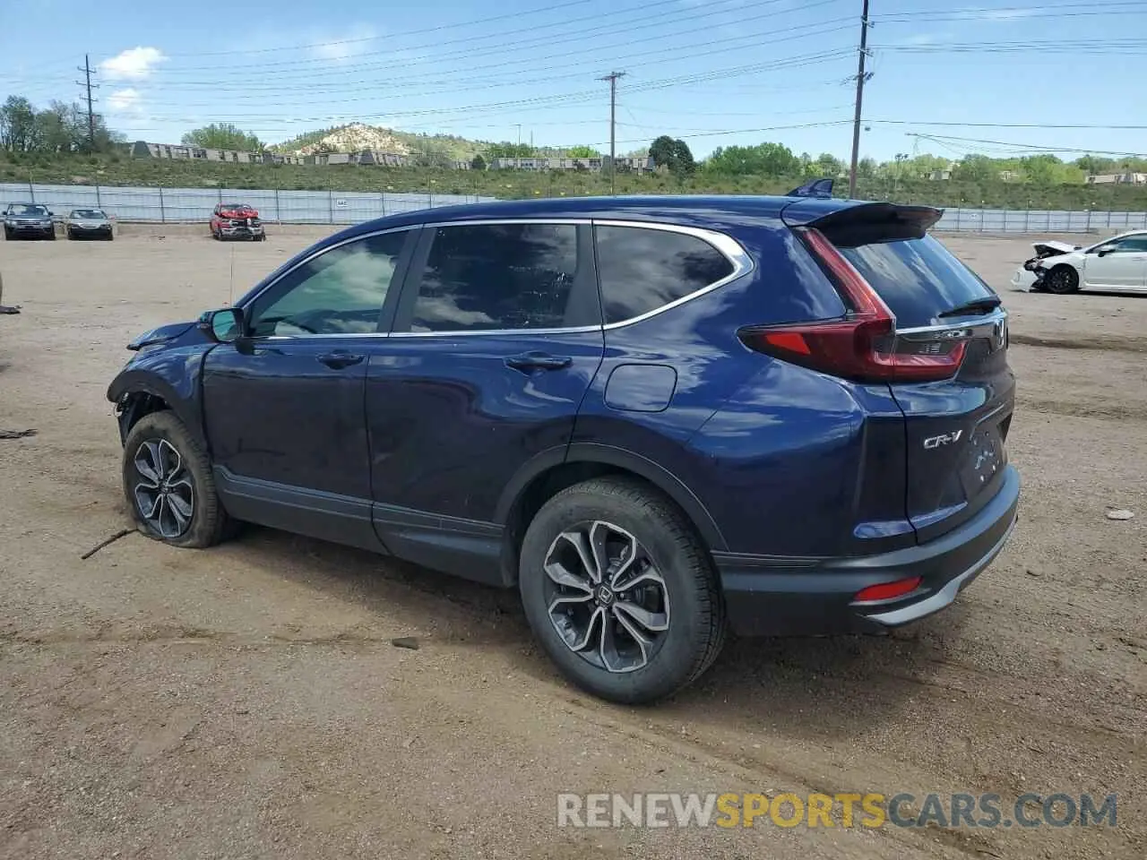 2 Photograph of a damaged car 5J6RW2H5XLA001344 HONDA CRV 2020