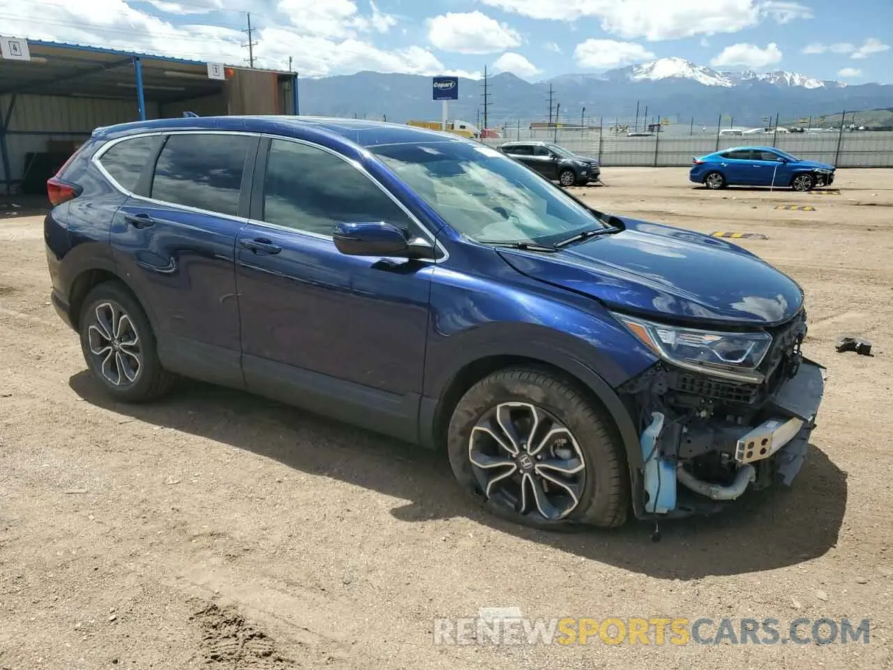 4 Photograph of a damaged car 5J6RW2H5XLA001344 HONDA CRV 2020
