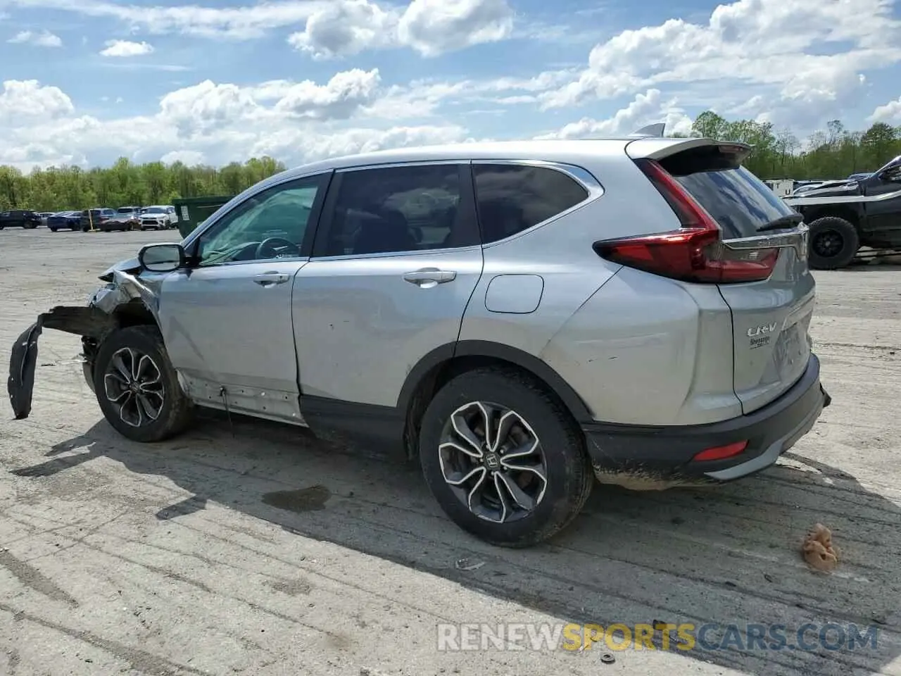 2 Photograph of a damaged car 5J6RW2H5XLL030735 HONDA CRV 2020