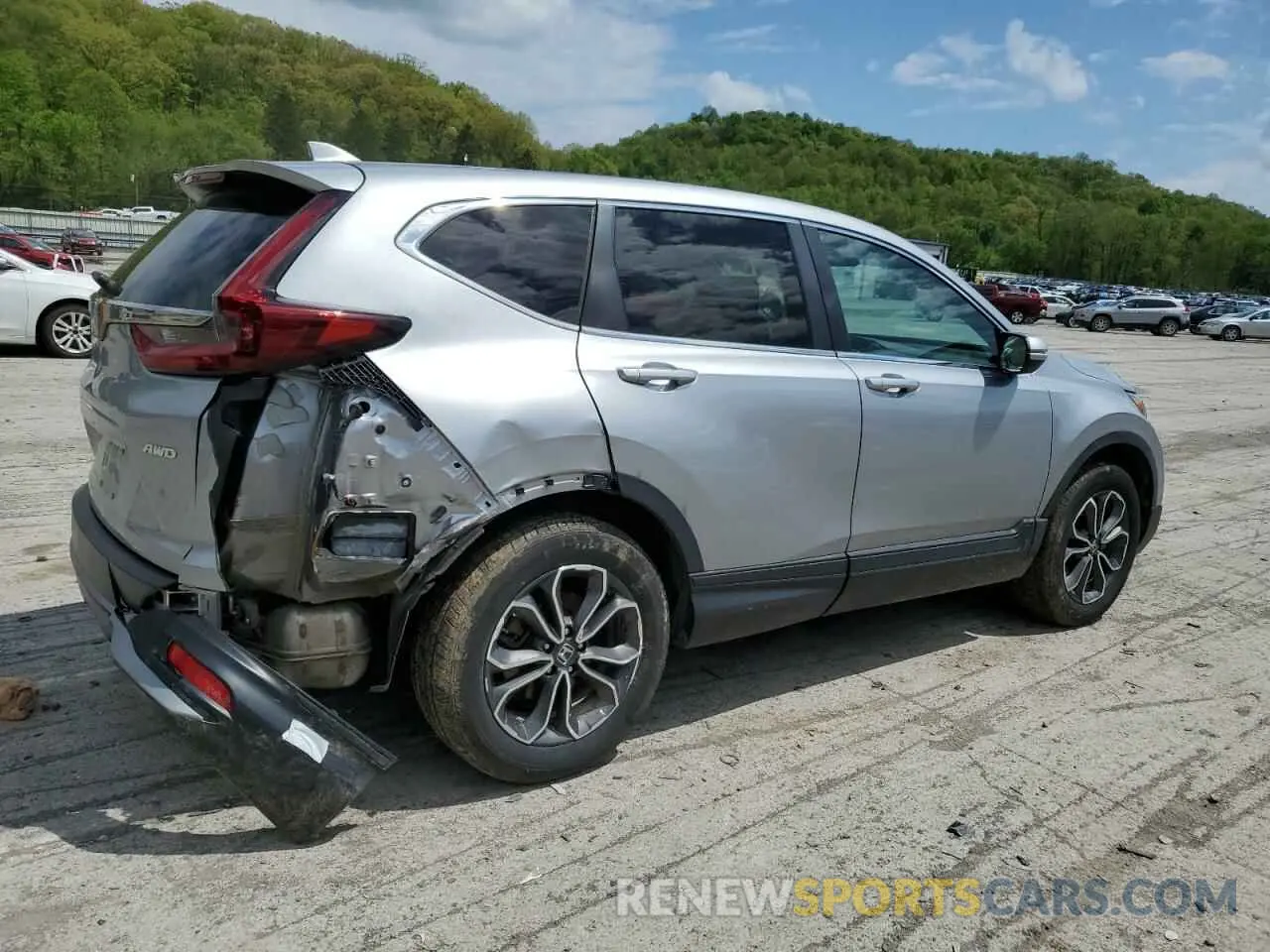 3 Photograph of a damaged car 5J6RW2H5XLL030735 HONDA CRV 2020