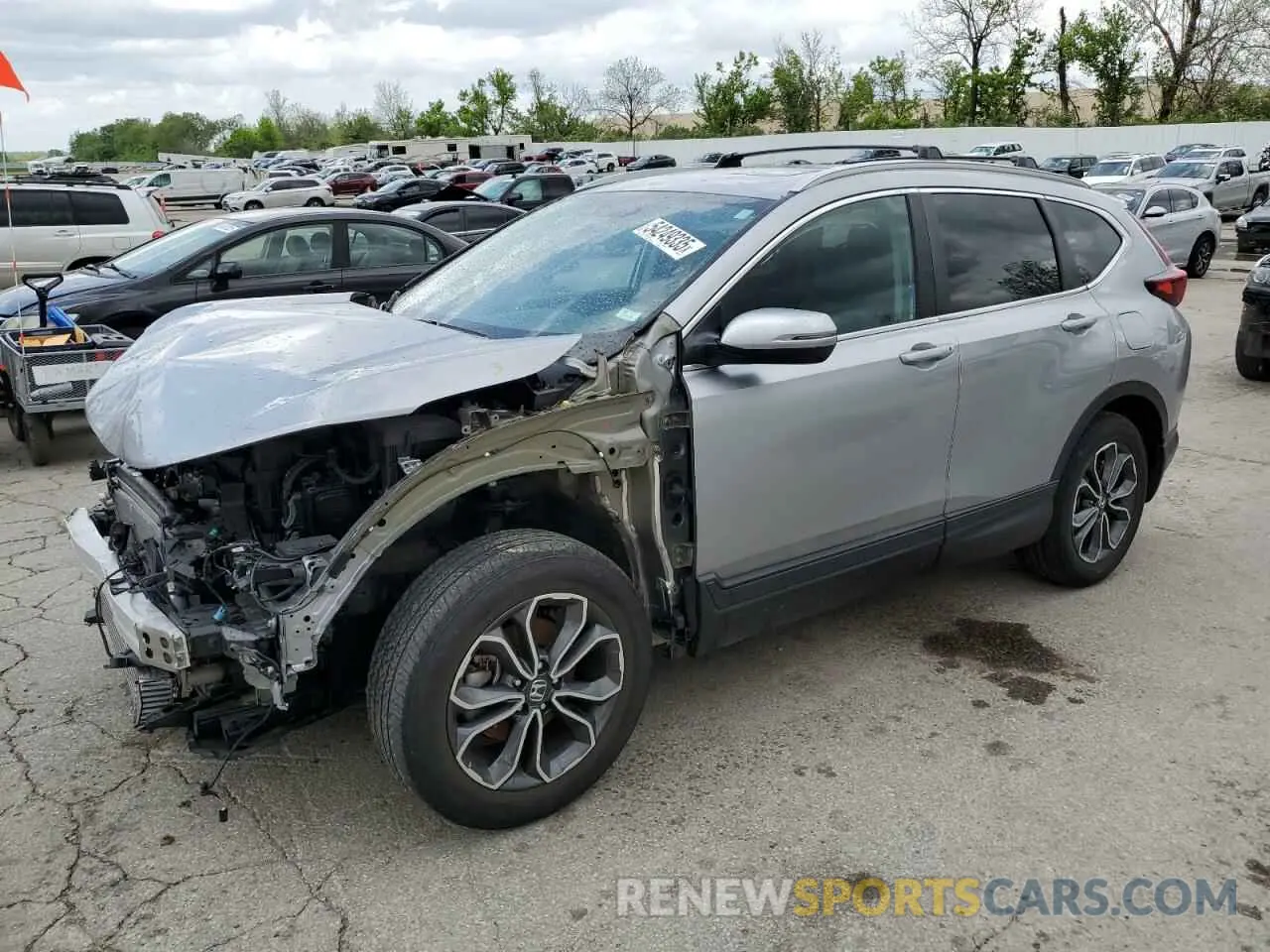 1 Photograph of a damaged car 5J6RW2H80LL016580 HONDA CRV 2020